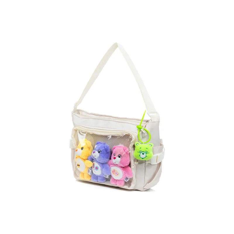 CAREBEARS Polyester Shoulder Bag Women's Beige-1