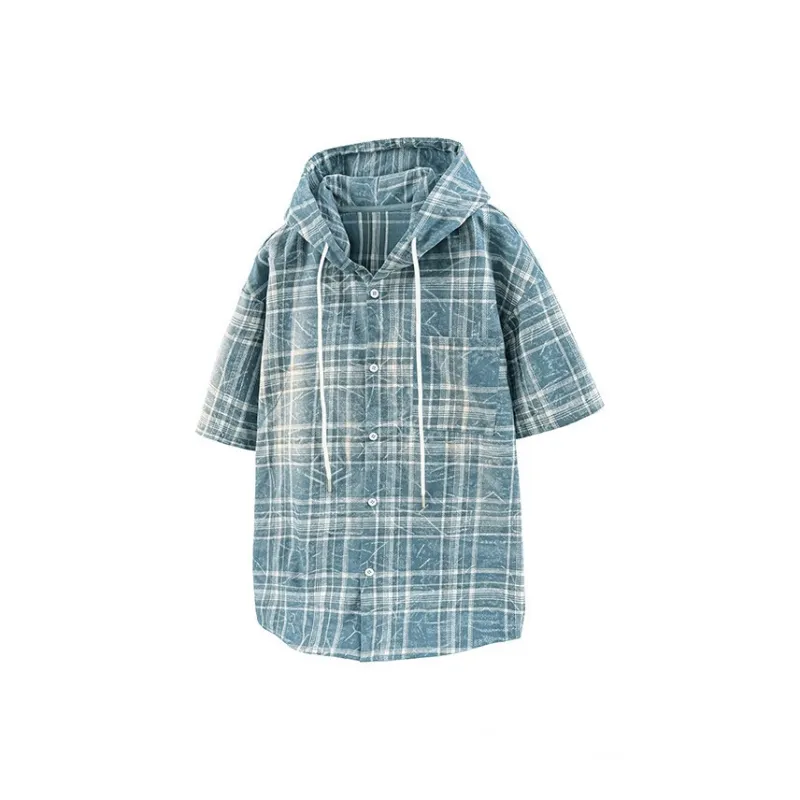 VERAF CA Shirts Unisex Blue Plaid-0