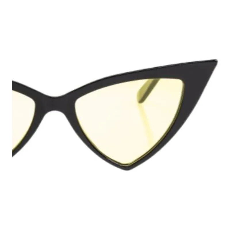 Alexander McQueen Acetate Cat Eye Sunglasses Women's Black-1