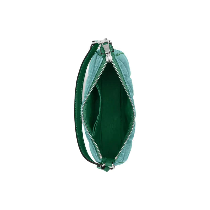 COACH Nolita Denim Handbag Trumpets Women's Ivy Green-2