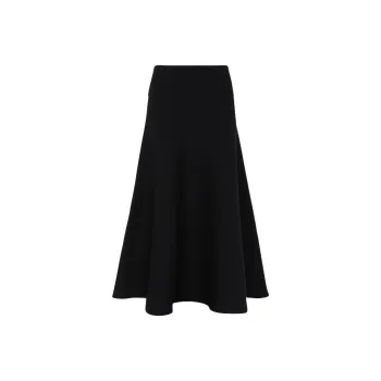 THE FRANKIE SHOP Knit Long Skirt Women's Black