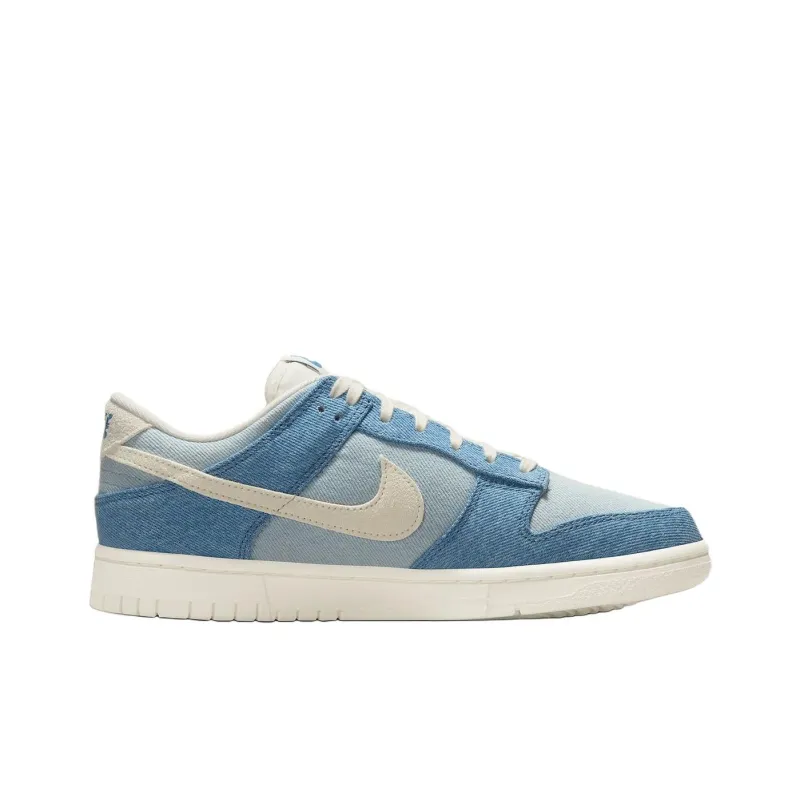 Nike Dunk Wear resistant And Lightweight Low Top Skateboard Shoes Women's Blue-1