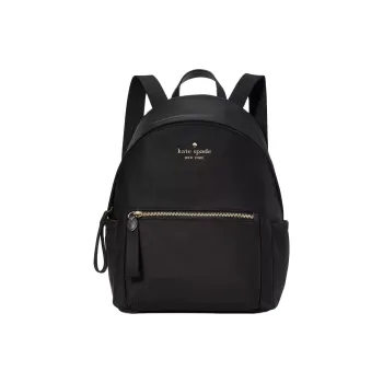 Kate Spade Recycled Nylon Backpack Medium Size Women's Black
