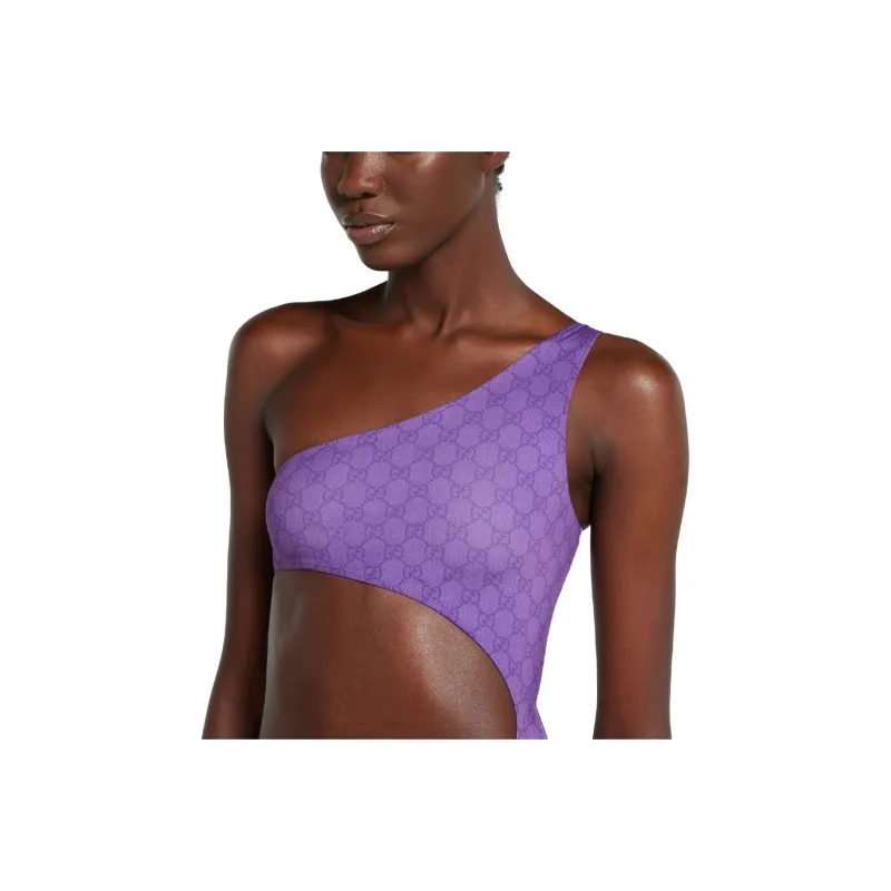GUCCI FW25 One piece Swimsuit Women's Light Purple-4