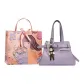 Purple Charm Shopping Bag