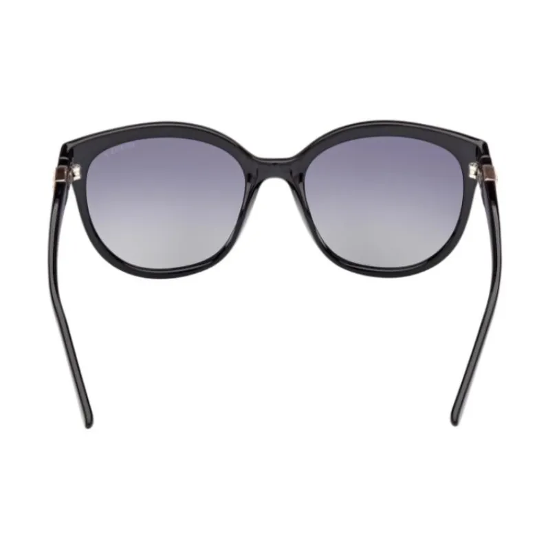 GUESS Injection Cat Eye Sunglasses Women's Black-5