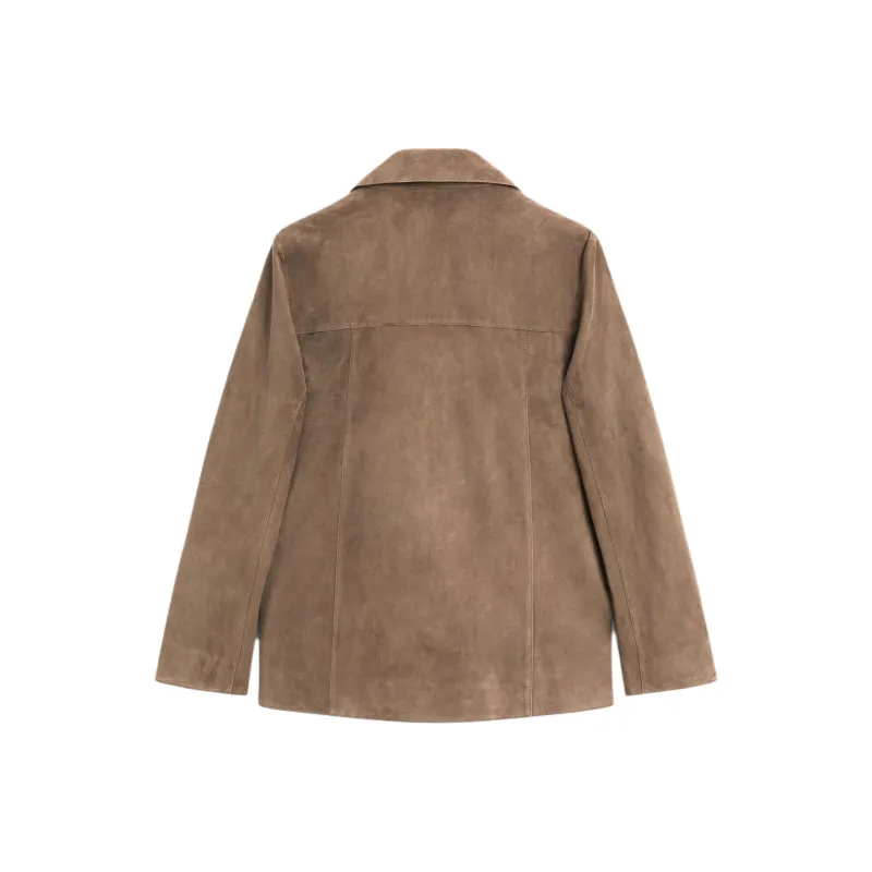 Massimo Dutti Leather Jacket Women's-1
