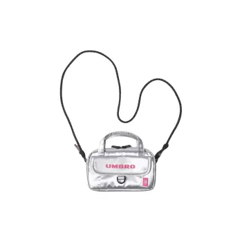 Umbro Polyurethane One Shoulder Handbag Extra Mini Unisex Silver