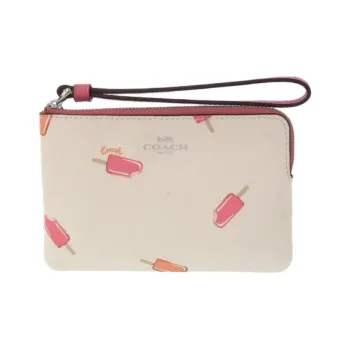 COACH Corner Zip Clutches