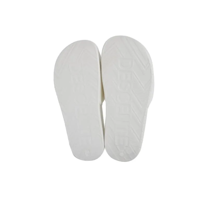 DESCENTE Icing Nars Slip Resistant Slide Slippers Unisex White-4