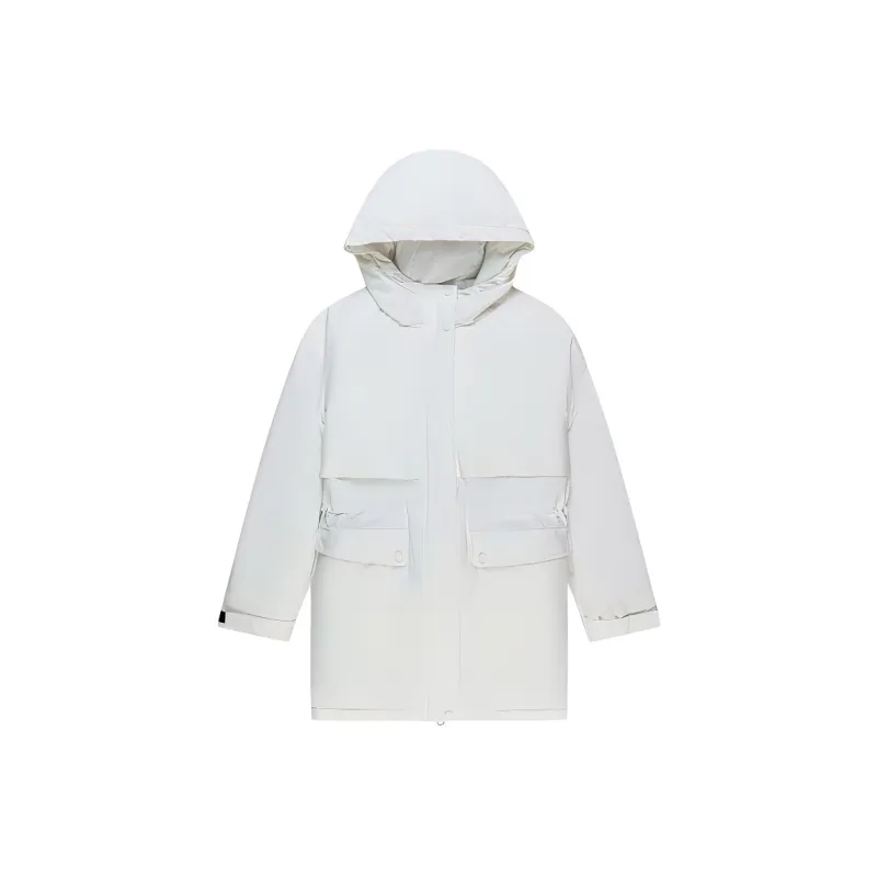 PEAK Sports Life Collection Puffer Jacket Women's Raw White-0