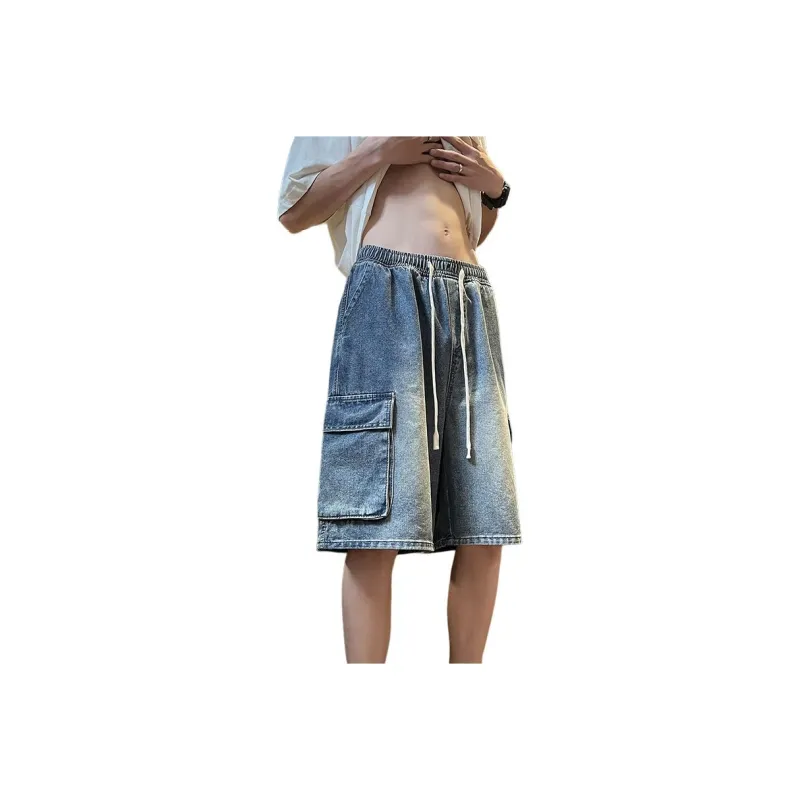 AMBER LIGHT Denim Shorts Unisex-0