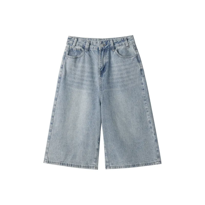 KEIRANDUN Denim Shorts Unisex-3