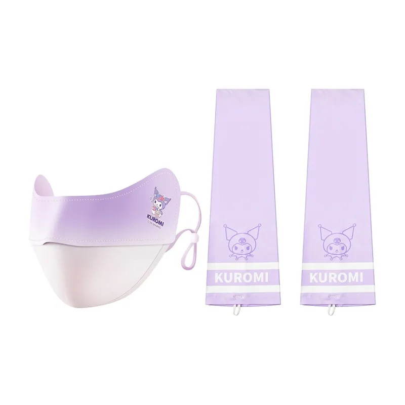 Sanrio Kuromi Polyester Sun Protection Sleeves Unisex-0