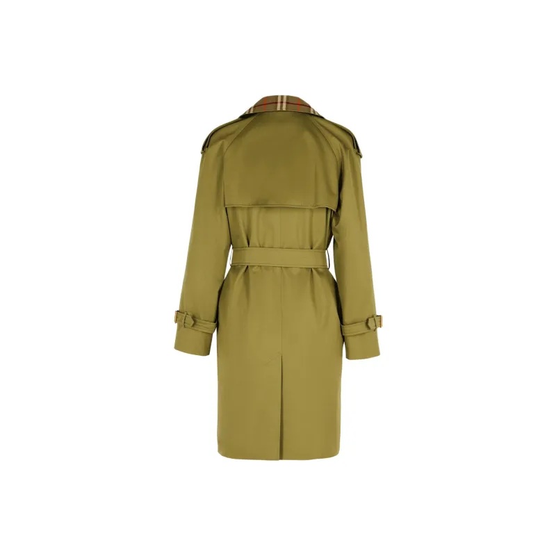 Burberry Trench Coat Women's Green-1