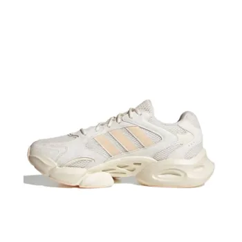 Adidas Cushioned Slip Resistant Low Top Casual Running Shoes Unisex White