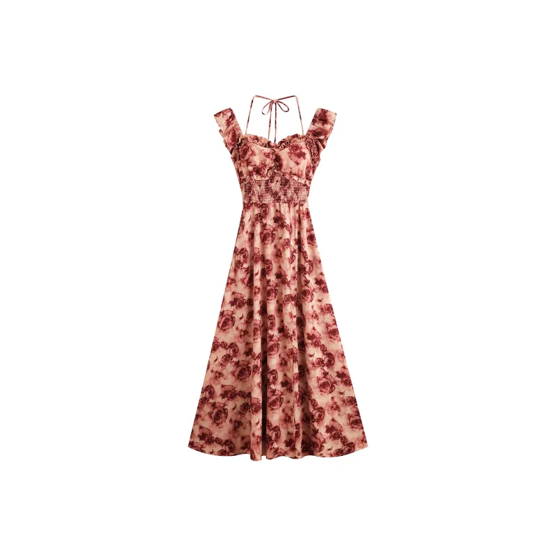 PAZZO Slip Dresses Women's Red-0