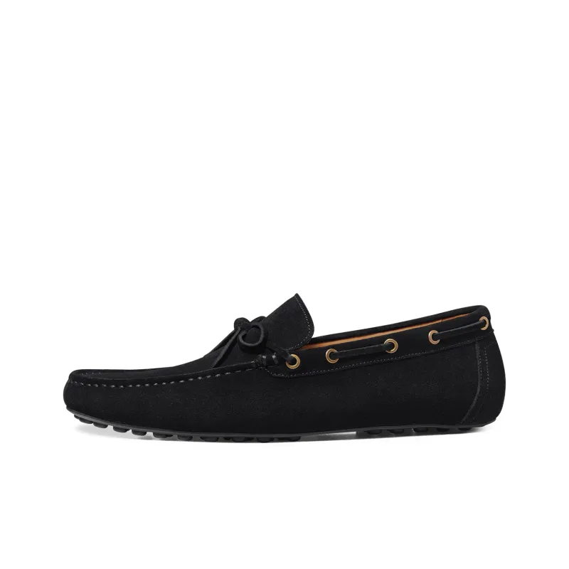 THOM WILLS Fashion Versatile Belt Buckles Gommino Loafers Casual Shoes Men's-12