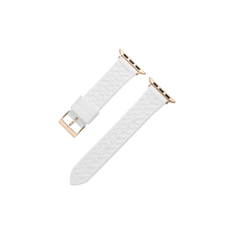 COACH Apple Compatibility Watch Band 38mm Rubber Material-2