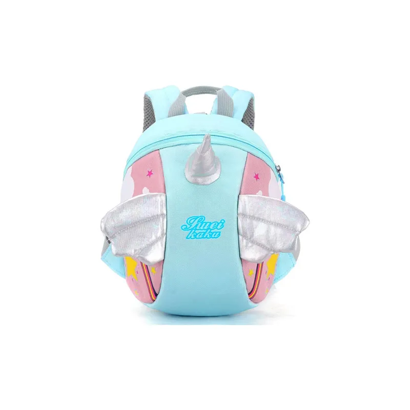 ROSEDAWN Water Repellent Backpack Regular Kids' Pink/Yellow/Sky Blue-14
