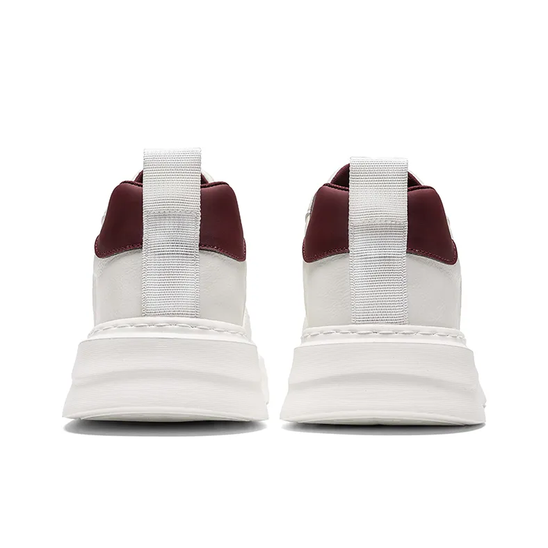 OPP Good Looking, Sports Casual White Sneakers Low Top Skateboard Shoes Men's-9
