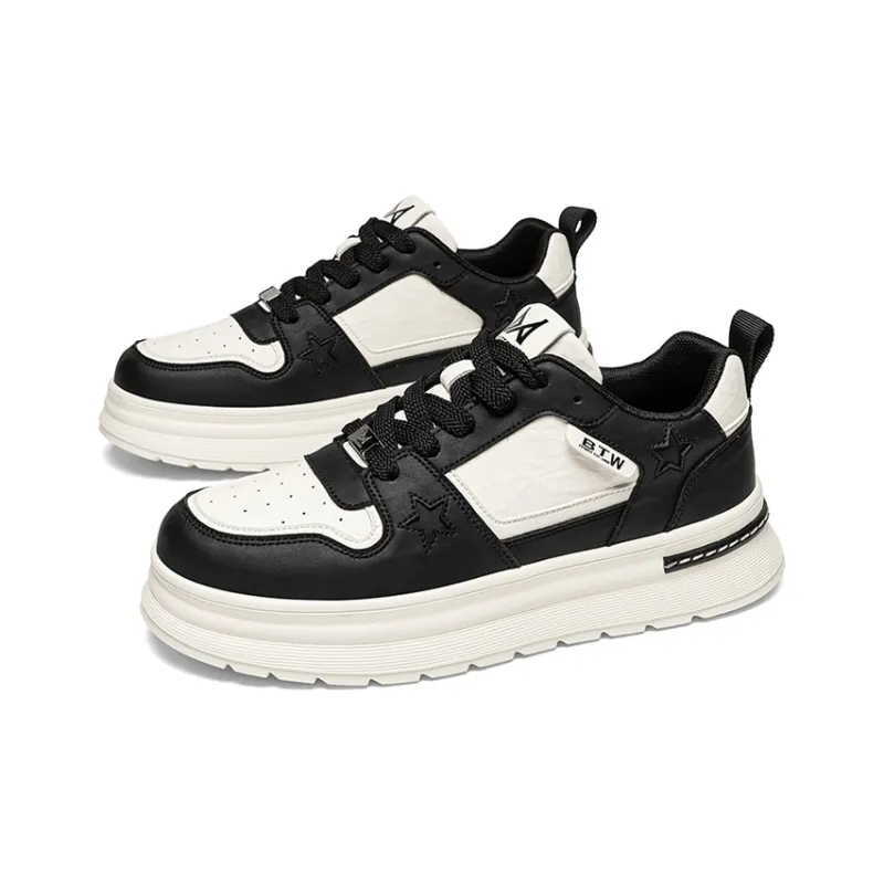 OUBT Abrasion Resistant Breathable Height Increasing Low Top Skateboard Shoes Men's-2