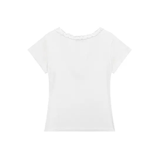 1ESS LA MODE Set in Sleeve T Shirt Women's-1