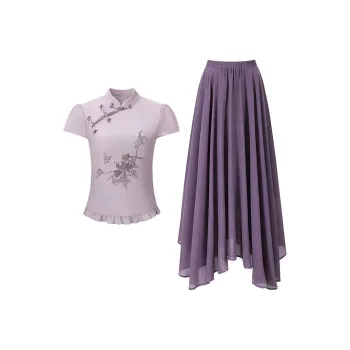 MDEHT Cheongsams Women's Purple