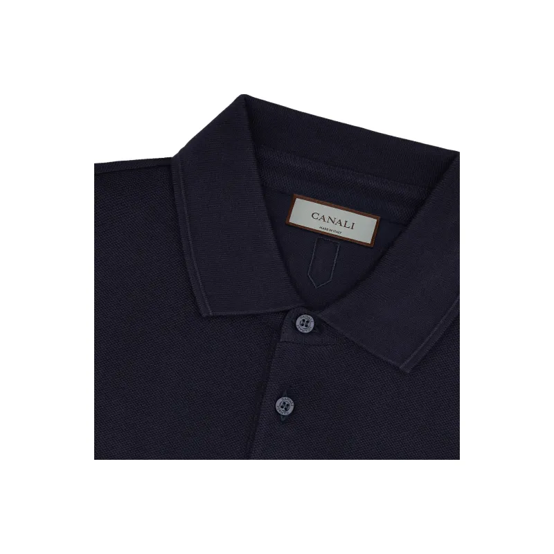 Canali Polo Shirts Men Blue-1