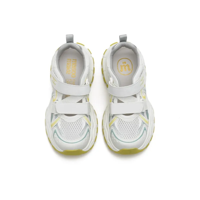 MASOOMAKE Breathable Lightweight Height Increasing Low Top Chunky Sneakers Women's-16
