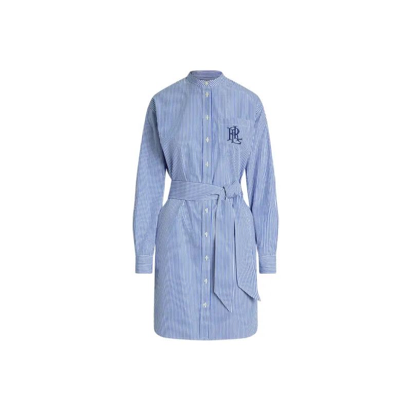 Ralph Lauren Long Sleeved Dress Women's Blue-0