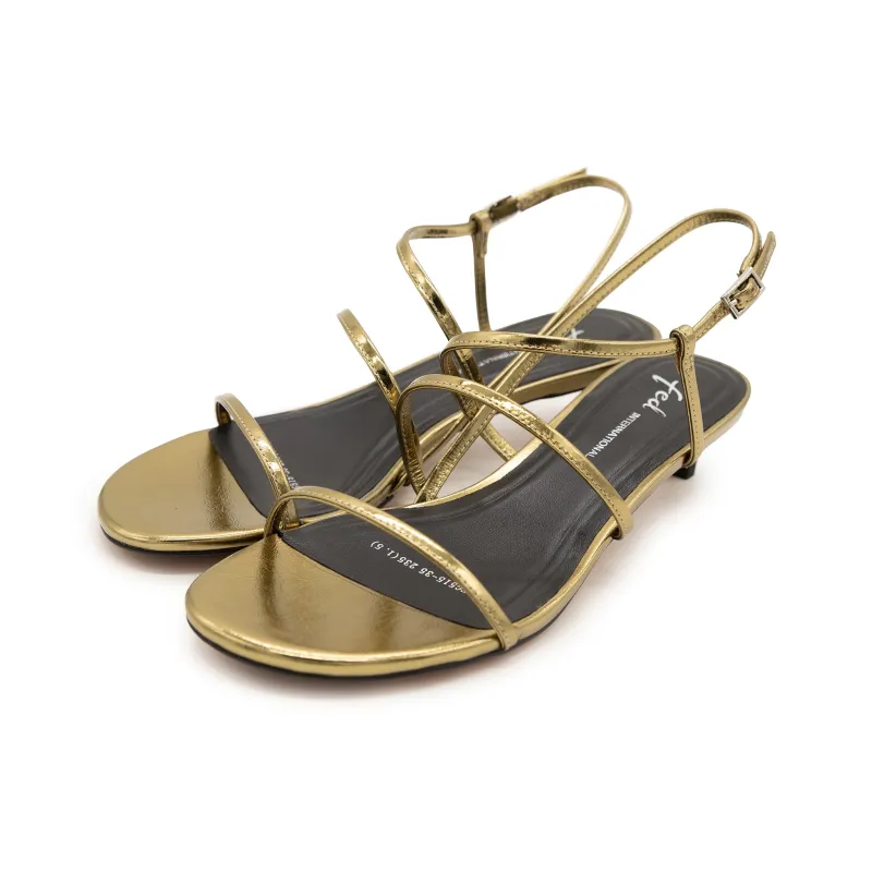 FED One Strap Sandals Women's Gold-1