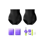 Comfortable Tummy-Tucking 2 Pack (Black Triangle Style)