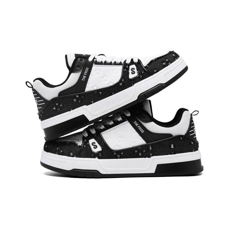 Pepe The Frog Low Top Skateboard Shoes Men's-6