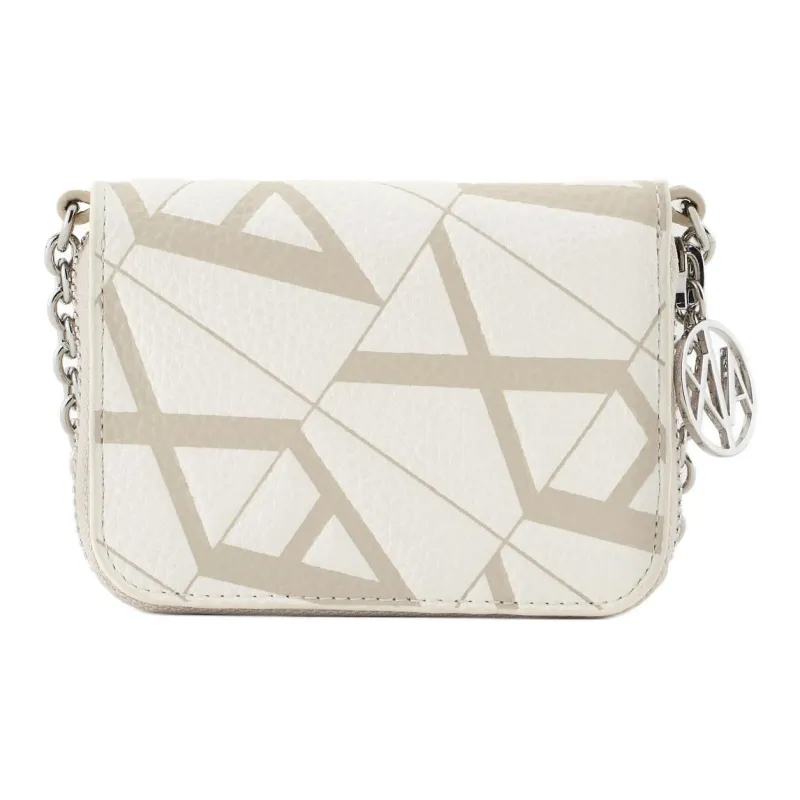 ARMANI EXCHANGEAE Polyester One Shoulder Wallet Women's White-2