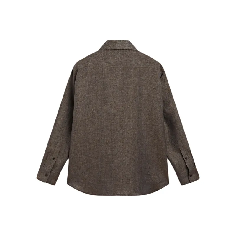 Massimo Dutti Shirts Women's Brown-1