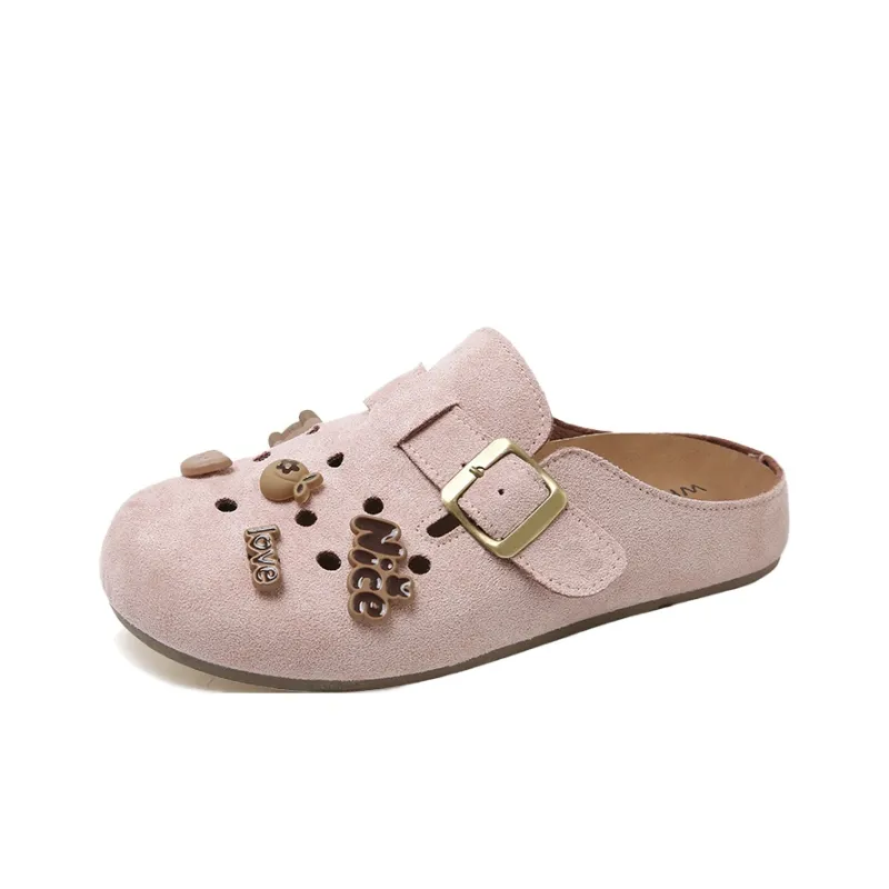 Colorful Creations Stitching Quiet, Odor Resistant, Slip Resistant Closed Toe Slippers Women's-5