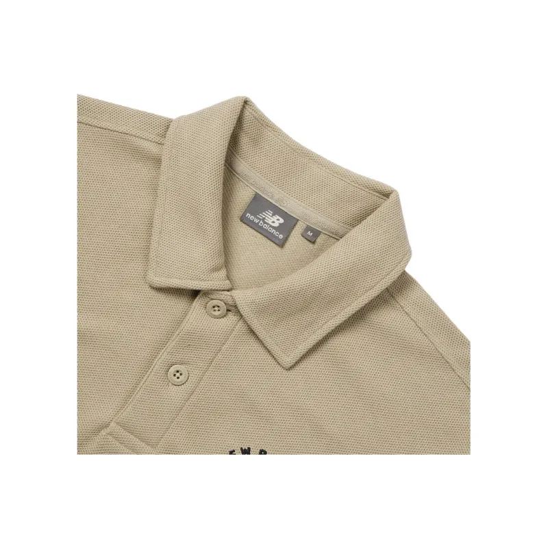 New Balance SEIJI ANDY Polo Shirt Unisex Khaki-3