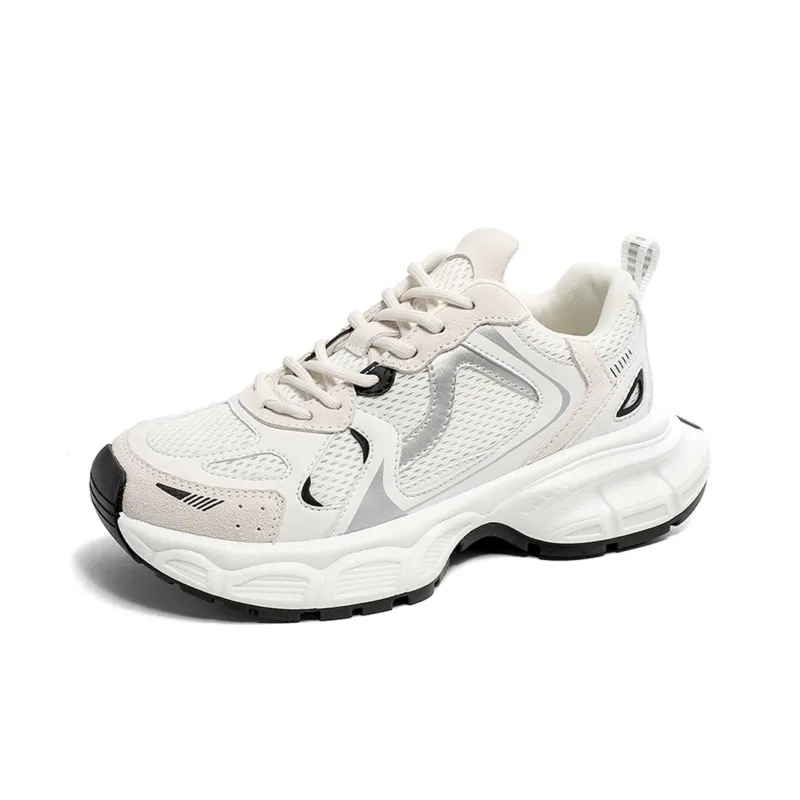 Lanza Cushioning, Slip Resistant, Abrasion Resistant, Breathable, Height Increasing Low Top Chunky Sneakers Women's-0