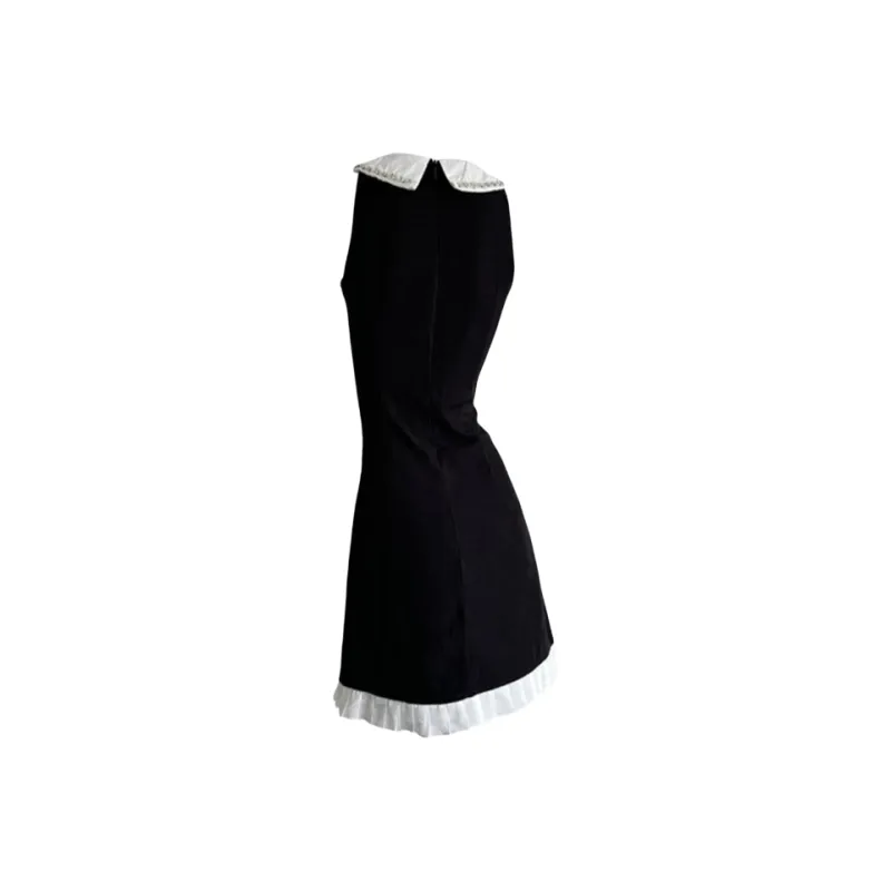 AFGGD Sleeveless Dresses Women's Black-1