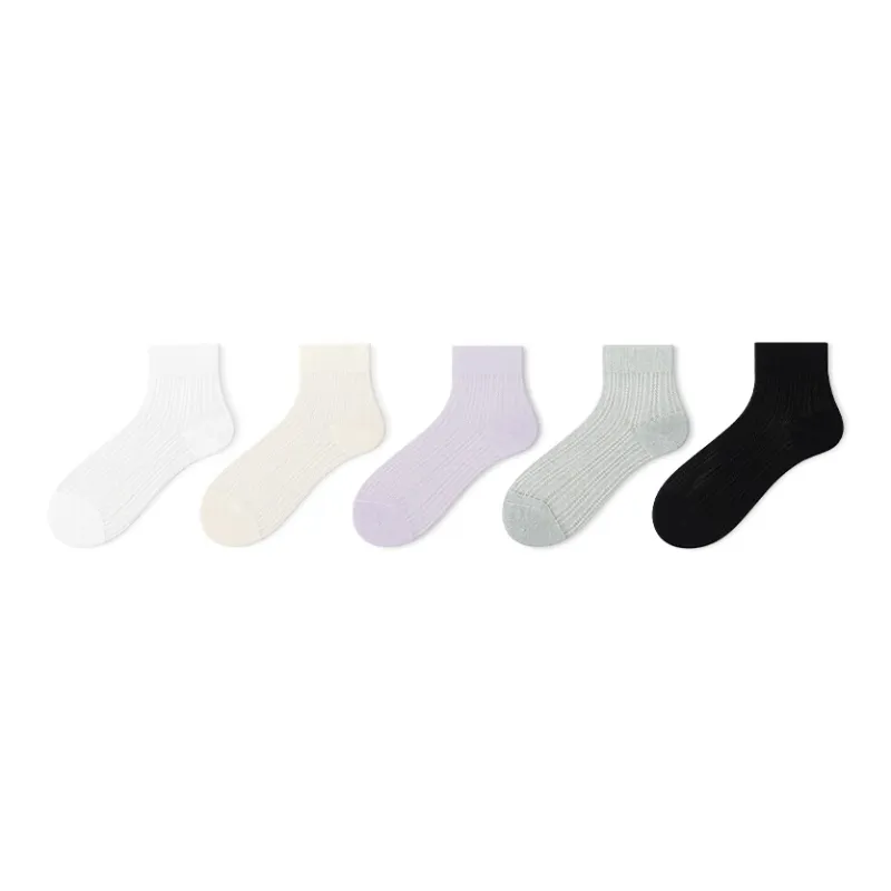 Primeet Ankle Socks Women's 5 Pack-11