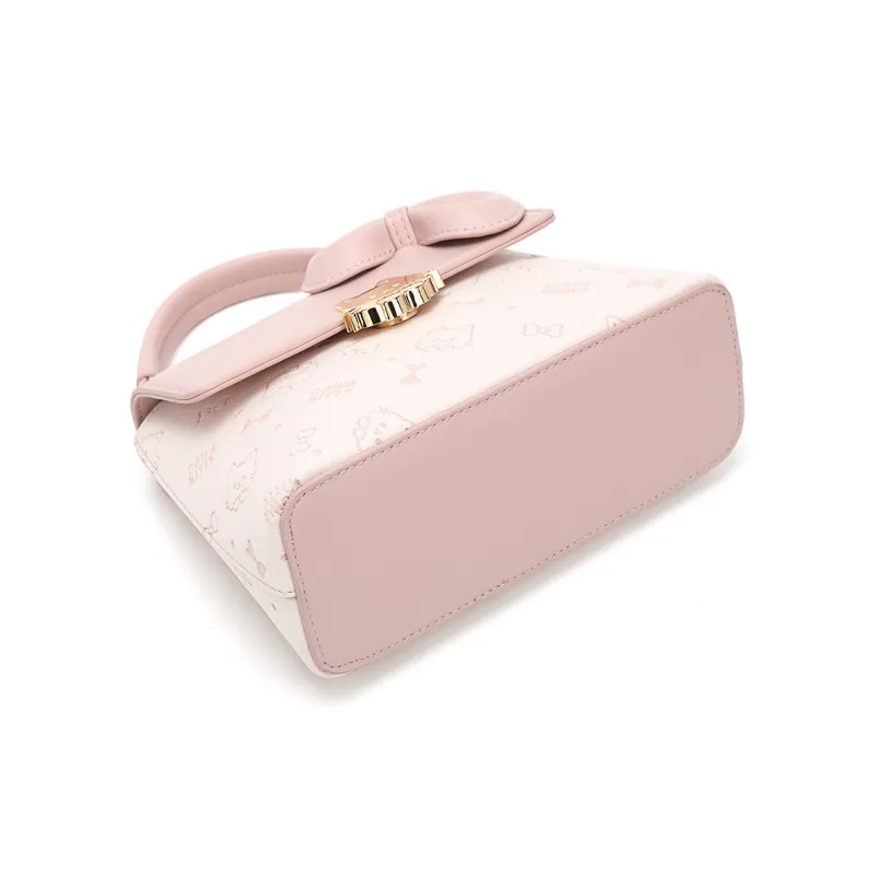 DALO PU Shoulder Bag, Crossbody Bag, Handbag Women's Cherry Blossom Pink-4