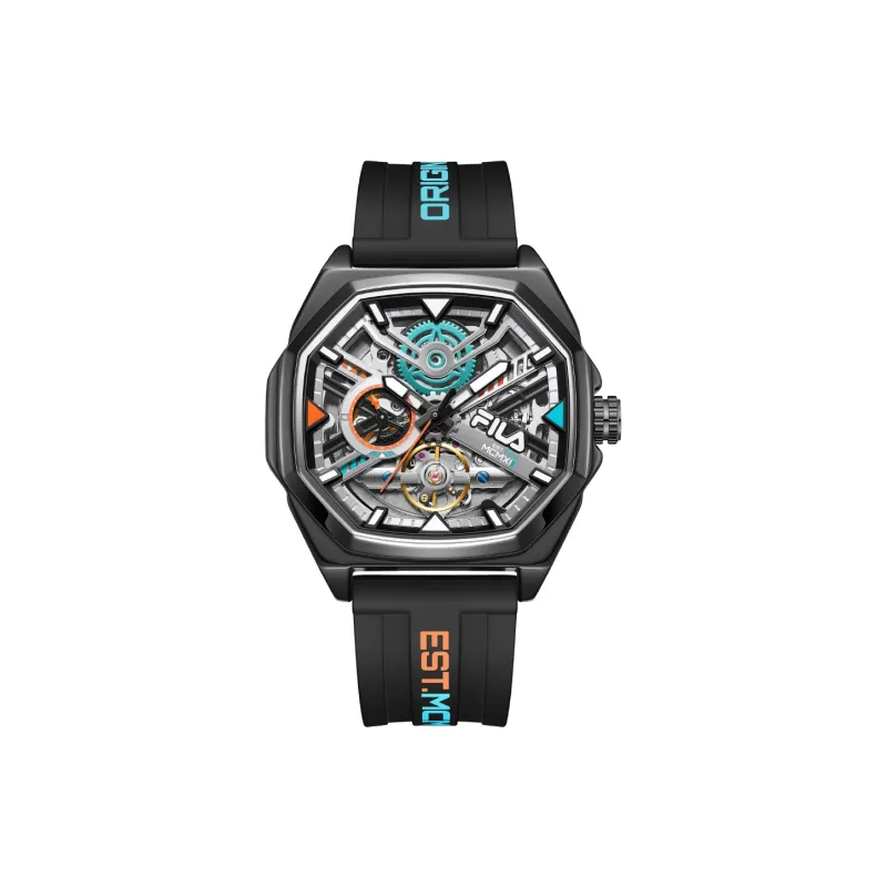 FILA Wrist Watch Mechanical Movement Cut Out Dial Men's Watches-0