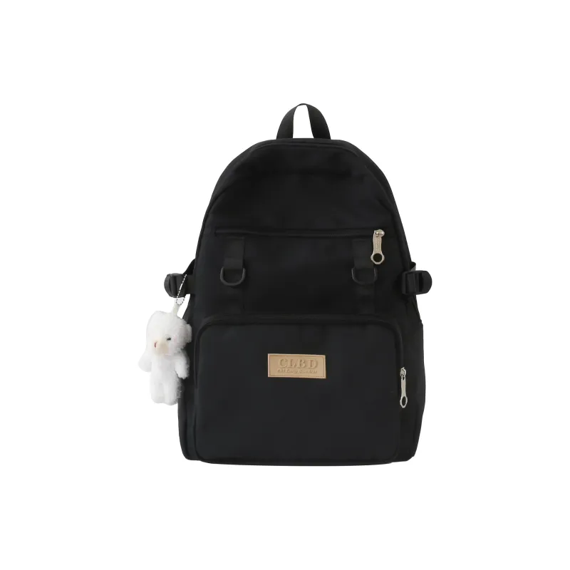 Wolfhorse Nylon Backpack Unisex Pink/Black/Purple/Blue-7