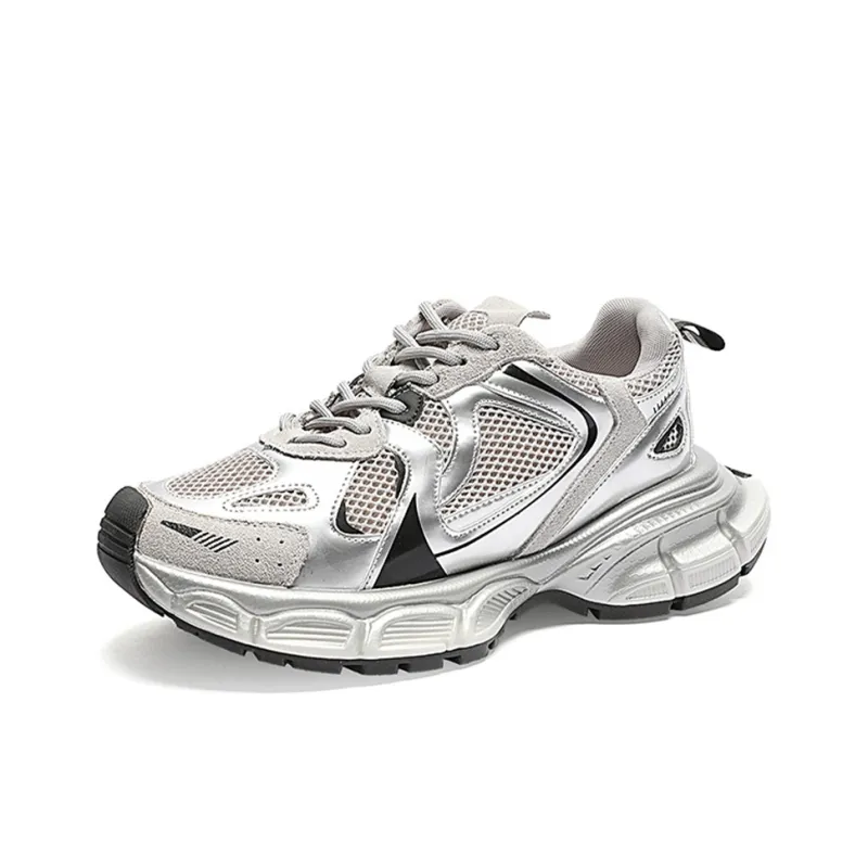 Lanza Cushioning, Slip Resistant, Abrasion Resistant, Breathable, Height Increasing Low Top Chunky Sneakers Women's-14