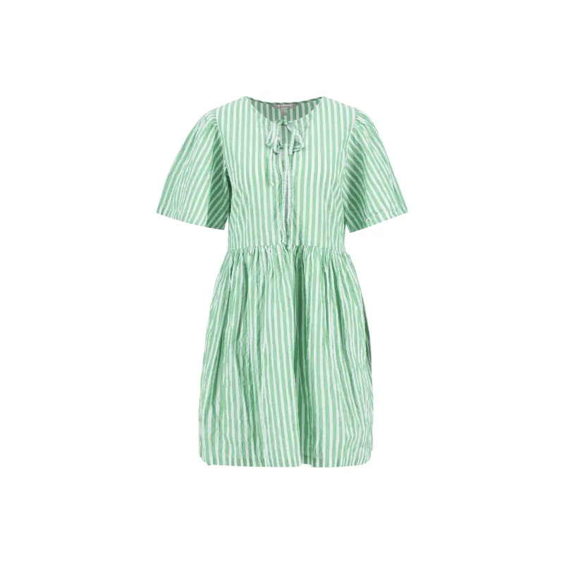 BARBOUR Short Sleeved Dress Women's Green-0
