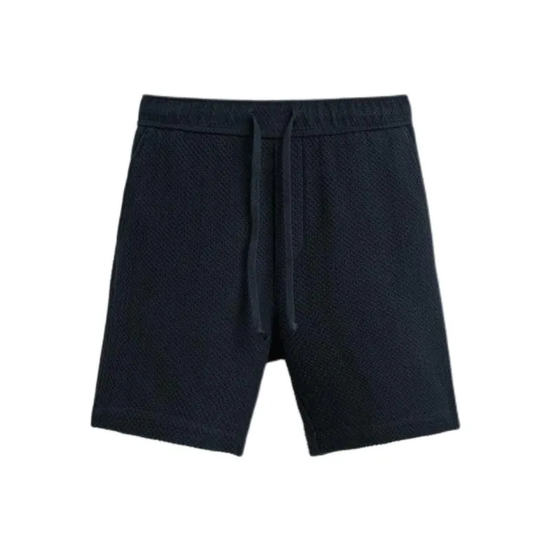 ZARA Casual Shorts Men Sea Blue-0