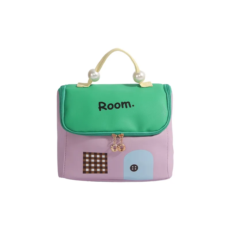 PAIBLOKS PU Travel Storage Bag Women's Multicolor-0