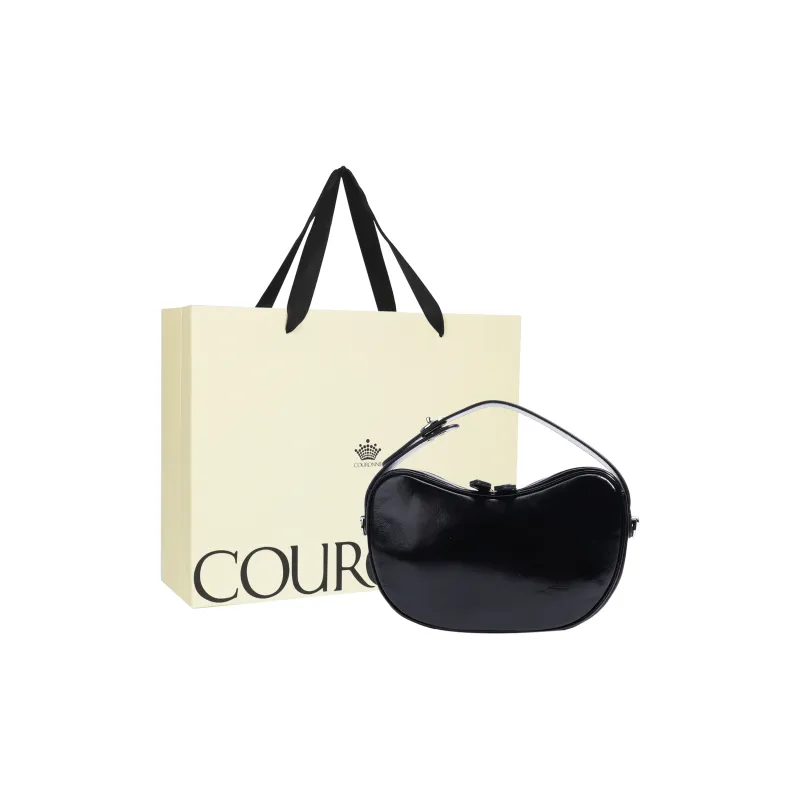 COURONNE Top Grain Oil Wax Sheepskin Shoulder Bag, Crossbody Bag, Handbag Women's Multicolor-18