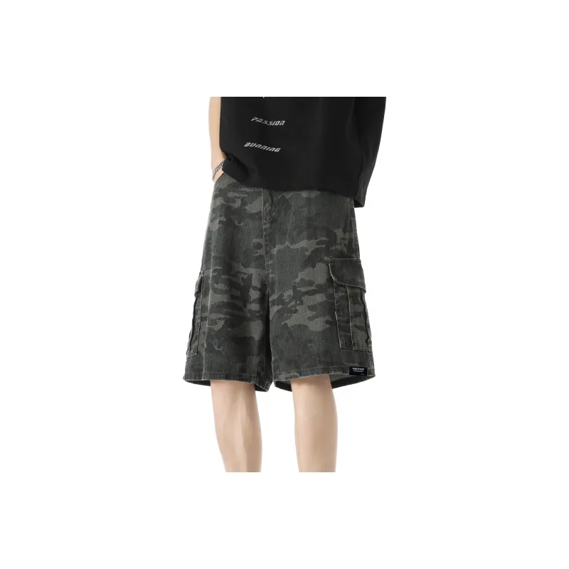 ROBINHOOD Casual Shorts Unisex Camouflage-0